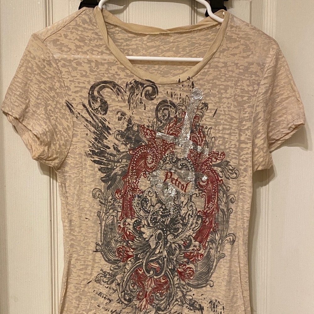 Women’s cut Petrol tshirt